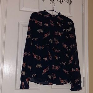 long sleeve floral shirt